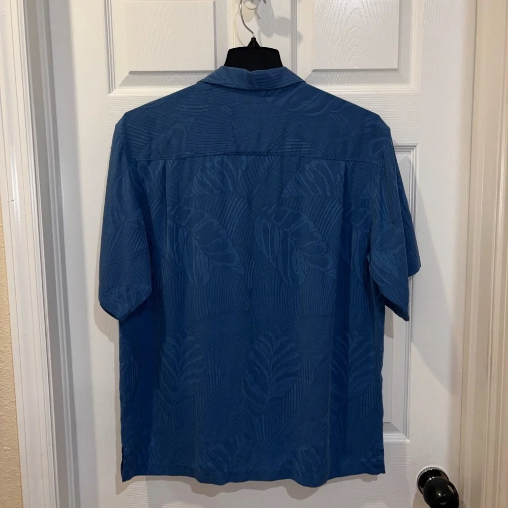 BEAUTIFUL Tommy BAHAMA Silk Shirt Sleeve Shirt SZ L - Picture 4 of 7